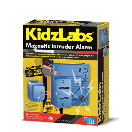 STEM educativ - Alarma magnetica pentru intrusi KidzLabs - 4M - BazaRapid.ro