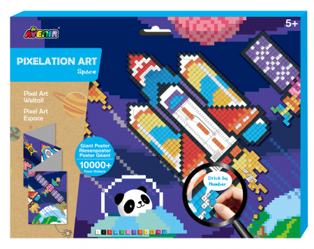 Arts Crafts - Arta mozaic pe numere - Spatiu - Avenir - BazaRapid.ro