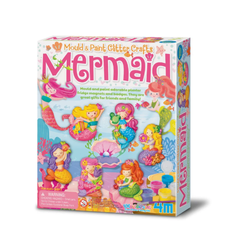 Atelier creativ Modeleaza si picteaza - Sirena - 4M - BazaRapid.ro