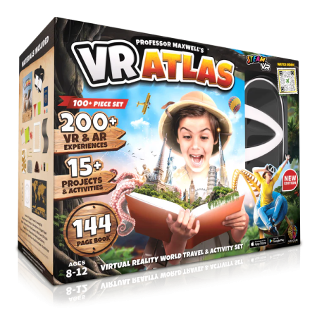 JUCARII - Atlas VR Interactiv , Exploreaza Lumea prin Realitate Virtuala - Abacus Brands - BazaRapid.ro