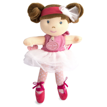 Jucarii Bebelusi si Plus - Balerina din plus - 23 cm - Jolijou - BazaRapid.ro