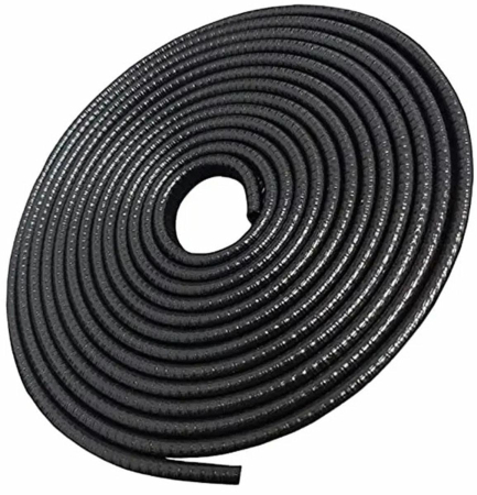 Auto - Moto - Banda flexibila pentru protectie contur portiere auto, profil "U", lungime 5m, culoare Neagra