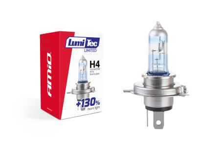 Auto - Moto - Bec halogen H4 12V 60 / 55W LumiTec LIMITED + 130%