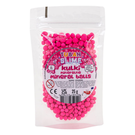 Slime si Jucarii Senzoriale - Bilute minerale pentru slime, roz, 25 g - Tuban - BazaRapid.ro