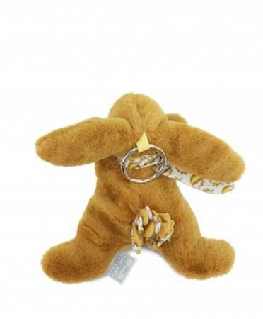 Jucarii Bebelusi si Plus - Breloc accesoriu Doudou - iepuras, 16 cm - Doudou et Compagnie - BazaRapid.ro