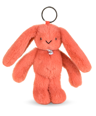 Jucarii Bebelusi si Plus - Breloc accesoriu Doudou - iepuras, 18 cm - Doudou et Compagnie - BazaRapid.ro