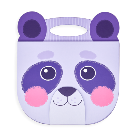 RECHIZITE CREATIVE - Caiet desen portabil - Panda mov - Ooly - BazaRapid.ro