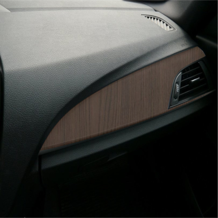 Accesorii Autoturisme - Folie Autocolantă Premium Model Mahon pentru Colantare Trimuri Auto și Elemente Interior, Imitație Lemn, 100 x 45cm