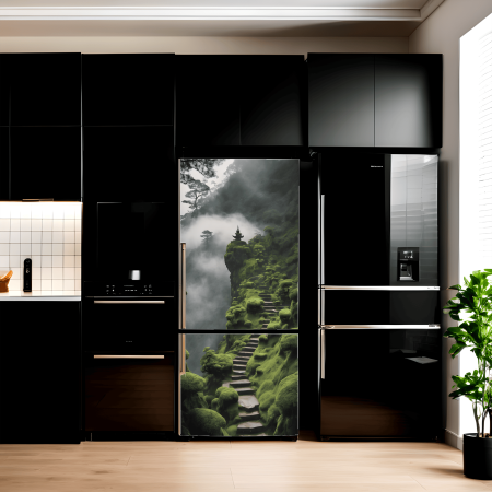 Decorare Locuinta - Folie imprimata color pentru decor Frigider, dimensiune 200 x 90cm, model: AVX-FR17