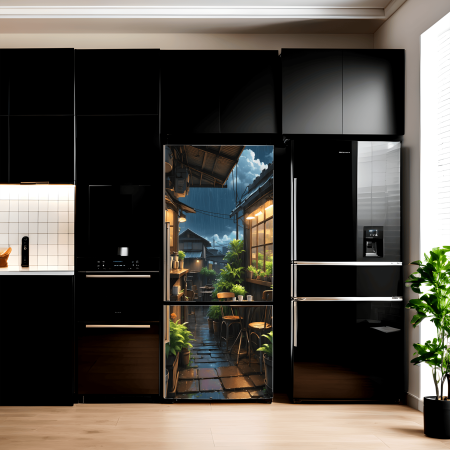 Print Decorare Frigider - Folie imprimata color pentru decor Frigider, dimensiune 200 x 90cm, model: AVX-FR23