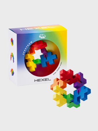 Seturi Constructie - HEXEL Spectrum , Jucarie fidget creativa - Plus Plus - BazaRapid.ro