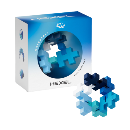 Seturi Constructie - HEXEL Spectrum - Jucarie fidget creativa - Plus Plus, Waterfall - Plus Plus - BazaRapid.ro