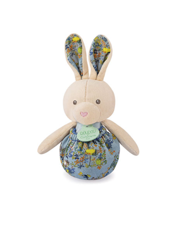 Jucarii Bebelusi si Plus - Iepuras Doudou - jucarie de plus, 20 cm - Doudou et Compagnie - BazaRapid.ro