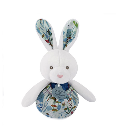 Jucarii Bebelusi si Plus - Iepuras Doudou - jucarie de plus, 20 cm - Doudou et Compagnie - BazaRapid.ro