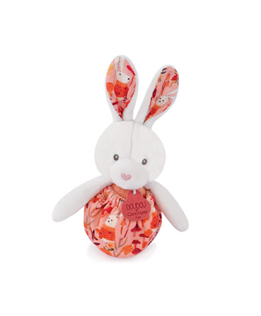Jucarii Bebelusi si Plus - Iepuras Doudou - jucarie de plus, 20 cm - Doudou et Compagnie - BazaRapid.ro
