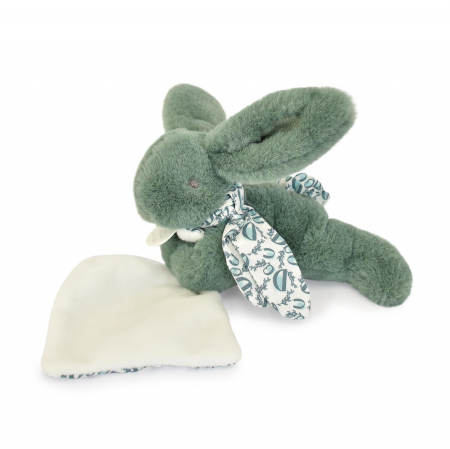 Jucarii Bebelusi si Plus - Iepuras Doudou - jucarie de plus cu paturica, 16 cm - Doudou et Compagnie - BazaRapid.ro