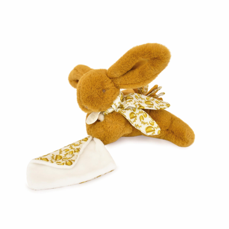 Jucarii Bebelusi si Plus - Iepuras Doudou - jucarie de plus cu paturica, 16 cm - Doudou et Compagnie - BazaRapid.ro