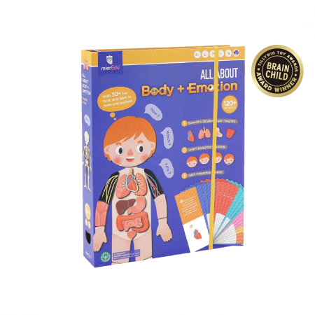 STEM educativ - Joc educativ magnetic - Totul despre Corp si Emotii - mierEdu - BazaRapid.ro