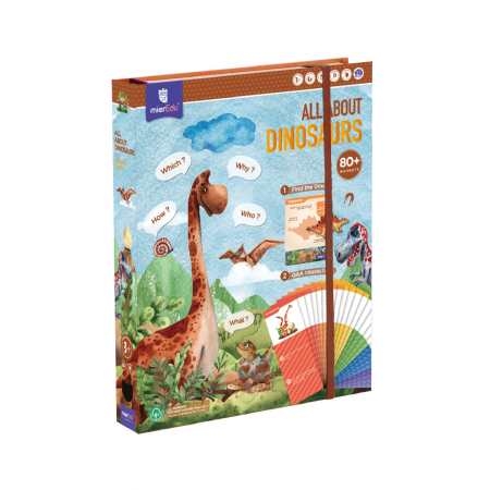 STEM educativ - Joc educativ magnetic - Totul despre Dinozauri - mierEdu - BazaRapid.ro