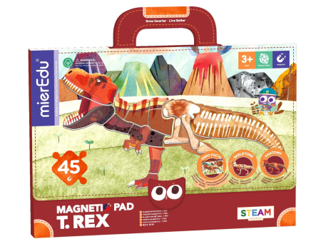 JUCARII - Joc magnetic educativ - Tyrannosaurus Rex - mierEdu - BazaRapid.ro