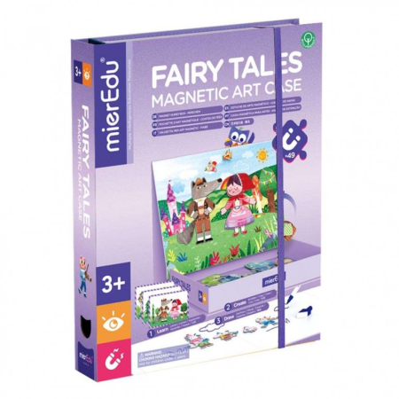 STEM educativ - Joc puzzle magnetic de arta si asociere - Povesti - mierEdu - BazaRapid.ro
