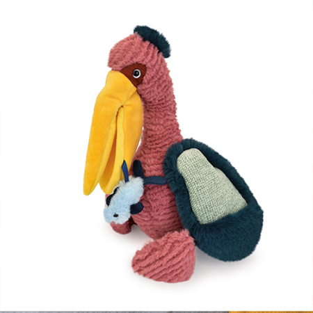 Jucarii Bebelusi si Plus - Jucarie moale din plus - Pelican, 34 cm - Histoire d'Ours - BazaRapid.ro