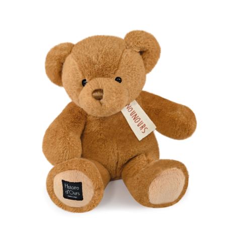 Jucarii Bebelusi si Plus - Jucarie moale din plus - Ursulet, 28 cm, maro deschis - Histoire d'Ours - BazaRapid.ro