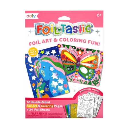 RECHIZITE CREATIVE - Kit Arta cu folie Foil-tastic - Whimsical World - Ooly - BazaRapid.ro
