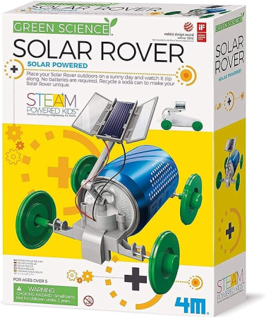 STEM educativ - Kit constructie Vehicul solar, Stiinta Verde - Green Science - 4M - BazaRapid.ro