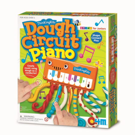 STEM educativ - Kit creativ STEM - Pianul distractiv, ThinkingKits - 4M - BazaRapid.ro