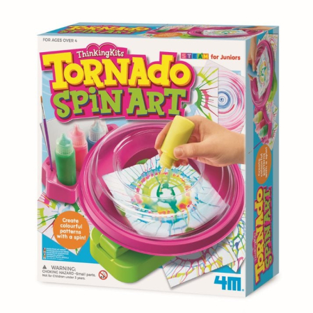 Arts Crafts - Kit creativ STEM - Tornada de culori, ThinkingKits - 4M - BazaRapid.ro