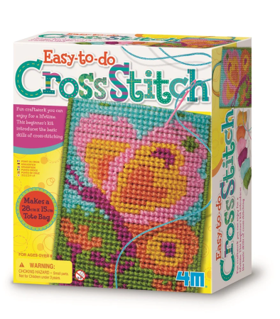STEM educativ - Kit de brodat pentru copii, usor de facut - 4M - BazaRapid.ro