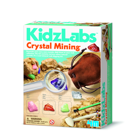 STEM educativ - Kit de sapat cristale KidzLabs - 4M - BazaRapid.ro