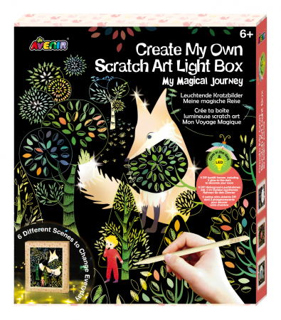 Arts Crafts - Kit DIY de razuit - Lumina de Veghe pentru camera - Calatorie Magica - Avenir - BazaRapid.ro