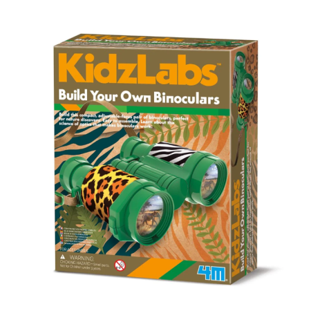 STEM educativ - Kit E tiintific , Constructie binoclu KidzLabs - 4M - BazaRapid.ro