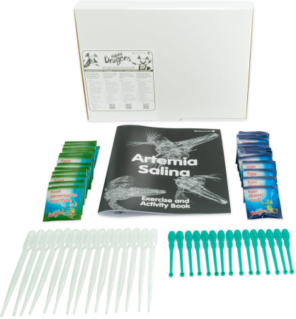 JUCARII - Kit educational pentru studierea ciclului de viata Artemia Salina - Aqua Dragons - BazaRapid.ro