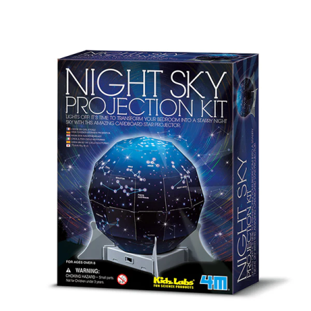 STEM educativ - Kit educativ , Proiectie cer nocturn KidzLabs - 4M - BazaRapid.ro