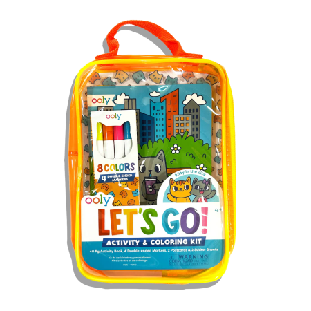 RECHIZITE CREATIVE - Kit portabil de activitati si colorat - Pisicuta - Let s Go! Kitty in the City - Ooly - BazaRapid.ro