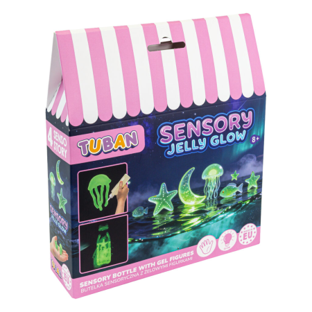 Slime si Jucarii Senzoriale - Kit senzorial Jelly luminos Senso Story - Tuban - BazaRapid.ro