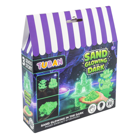 Slime si Jucarii Senzoriale - Kit senzorial nisip luminos Senso Story - Tuban - BazaRapid.ro