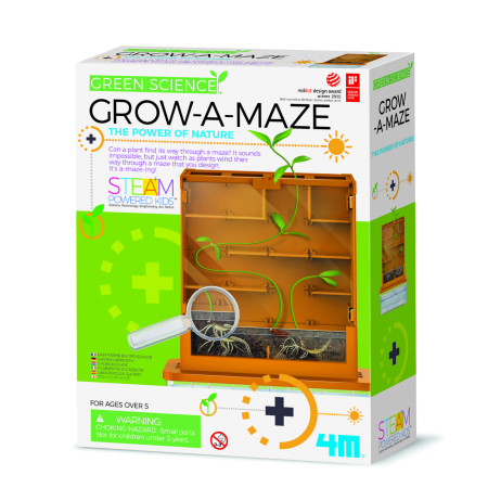 STEM educativ - Kit stiintific - Creste un Labirint, Stiinta Verde - Green Science - 4M - BazaRapid.ro
