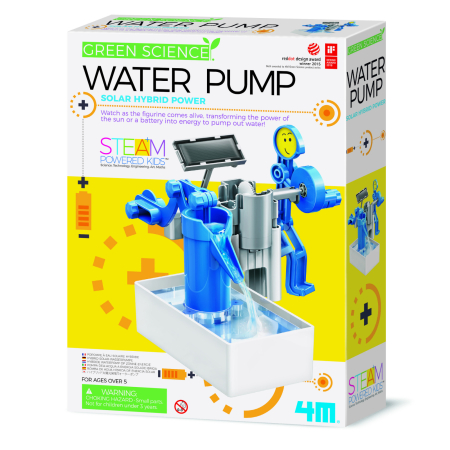 STEM educativ - Kit stiintific - Pompa de apa, Stiinta Verde - Green Science - 4M - BazaRapid.ro
