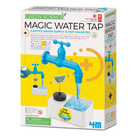 STEM educativ - Kit stiintific Robinet Magic, Stiinta Verde - Green Science - 4M - BazaRapid.ro