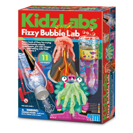 STEM educativ - Laborator cu bule efervescente KidzLabs - 4M - BazaRapid.ro