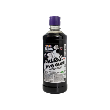 Slime si Jucarii Senzoriale - Lipici PVA pentru slime - negru, 500 ml - Tuban - BazaRapid.ro