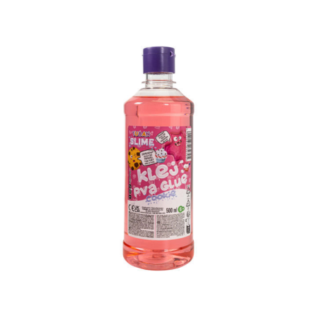 Slime si Jucarii Senzoriale - Lipici PVA pentru slime - roz parfumat, aroma de fursec, 500 ml - Tuban - BazaRapid.ro