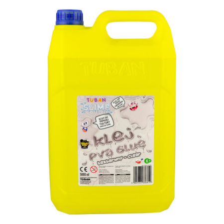 Slime si Jucarii Senzoriale - Lipici PVA transparent pentru slime, 5 L - Tuban - BazaRapid.ro