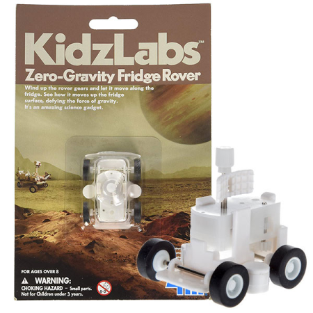 STEM educativ - Masinuta antigravitationala Zero-gravity Fridge Rover, KidzLabs - 4M - BazaRapid.ro