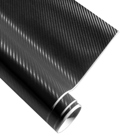 Accesorii Autoturisme - Material Textil Autoadeziv Carbon 3D reliefat pentru colantare suprafete dure, fete de usi, bord, culoare Neagra, dimensiune 150 x 100cm