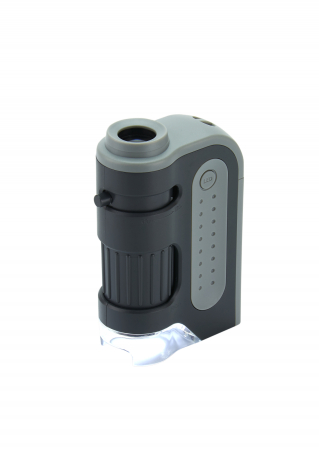 JUCARII - Microscop de buzunar cu LED, marire 60-120x, MicroBrite - Carson - BazaRapid.ro